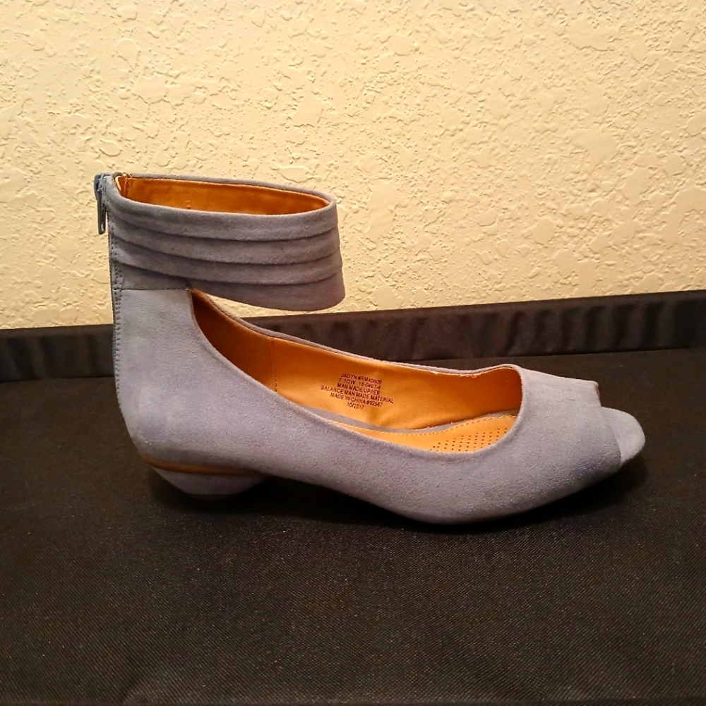 Peep Toe Ankle Strap Shoes